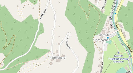 Restaurant auf Karte