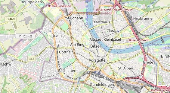 Restaurant auf Karte