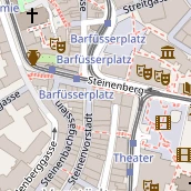 Restaurant auf Karte