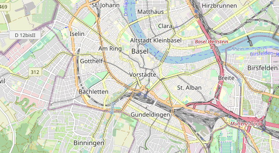 Restaurant auf Karte