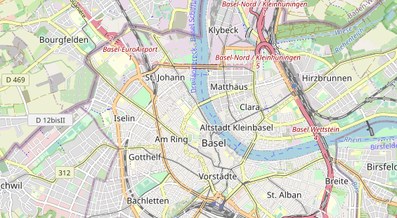 Restaurant auf Karte