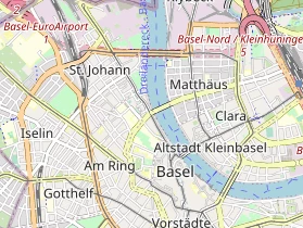 Restaurant auf Karte