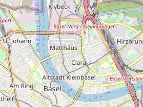 Restaurant auf Karte