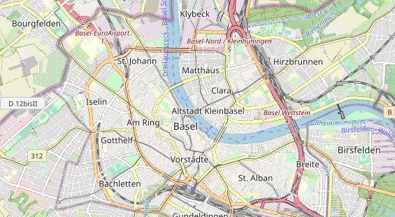 Restaurant auf Karte