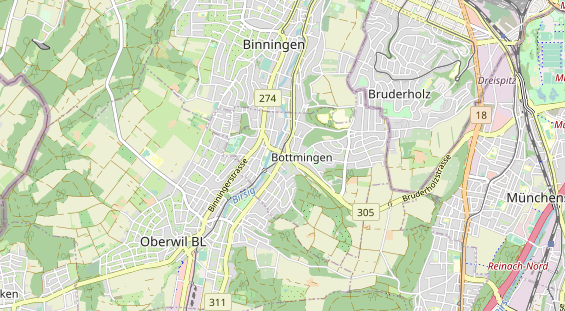 Restaurant auf Karte