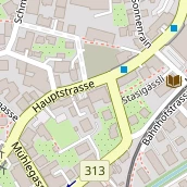 Restaurant auf Karte