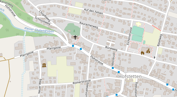 Restaurant auf Karte