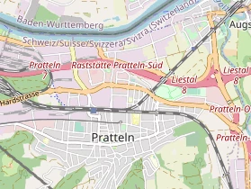 Restaurant auf Karte