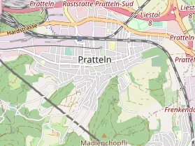Restaurant auf Karte