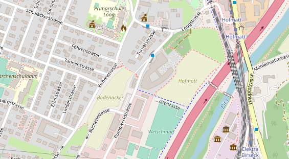 Restaurant auf Karte