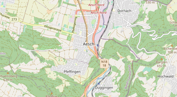 Restaurant auf Karte