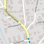 Restaurant auf Karte