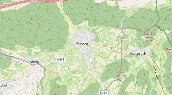 Restaurant auf Karte