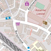 Restaurant auf Karte