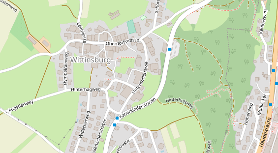 Restaurant auf Karte