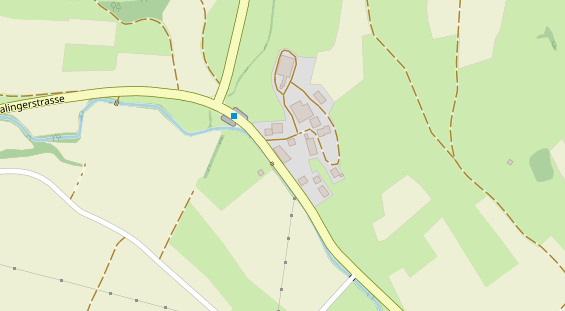 Restaurant auf Karte