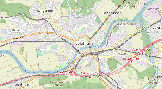 Restaurant auf Karte