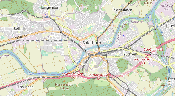 Restaurant auf Karte