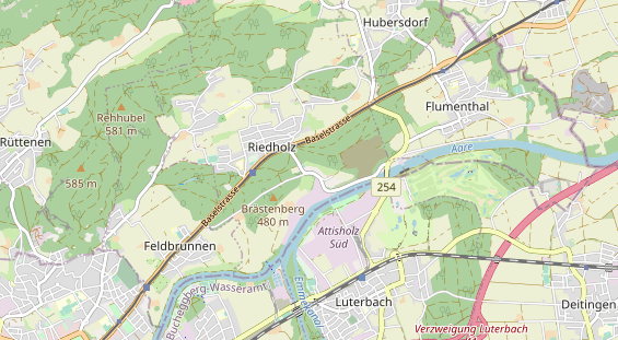 Restaurant auf Karte