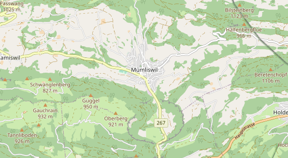 Restaurant auf Karte