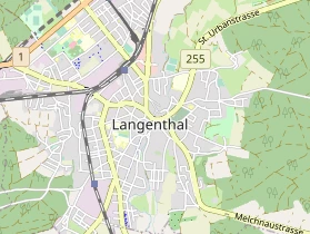 Restaurant auf Karte