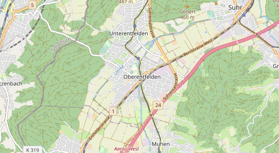 Restaurant auf Karte