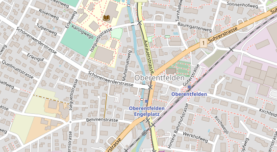 Restaurant auf Karte