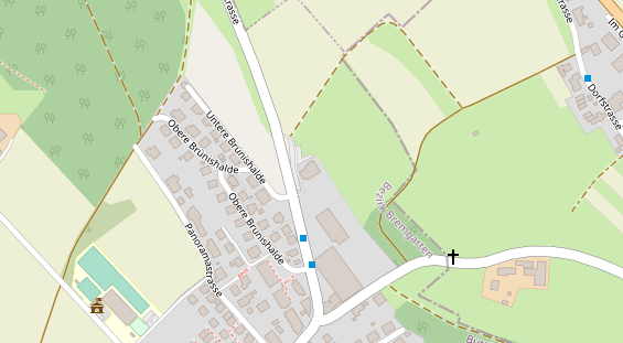 Restaurant auf Karte