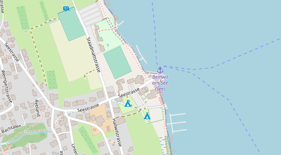 Restaurant auf Karte