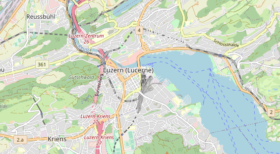 Restaurant auf Karte
