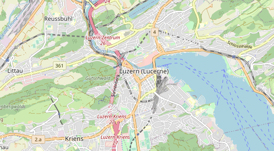 Restaurant auf Karte