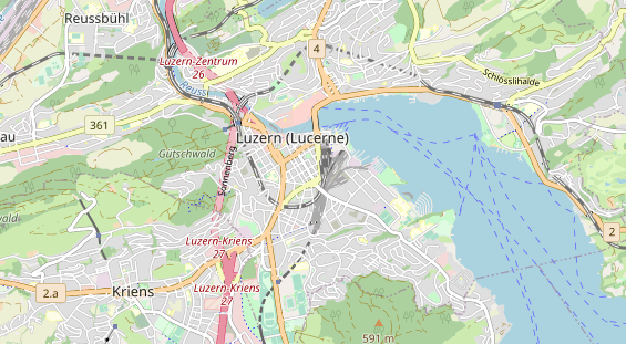 Restaurant auf Karte