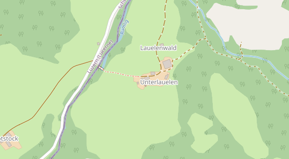 Restaurant auf Karte