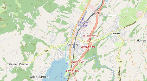 Restaurant auf Karte