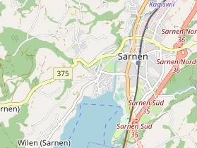 Restaurant auf Karte