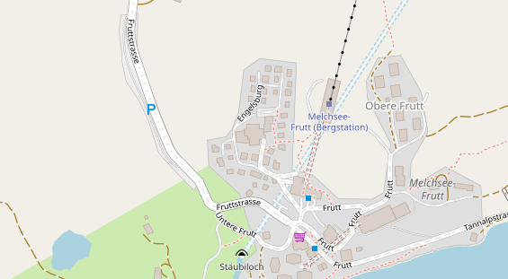 Restaurant auf Karte