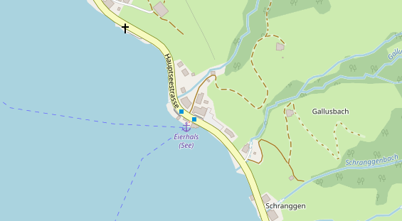 Restaurant auf Karte