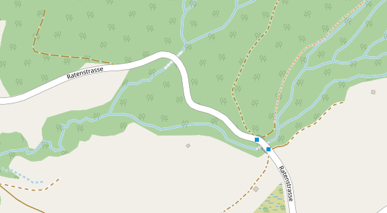 Restaurant auf Karte