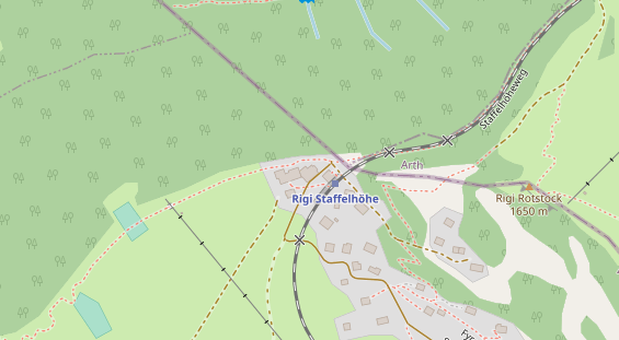 Restaurant auf Karte