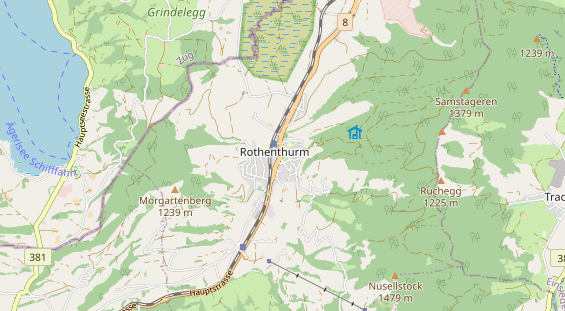 Restaurant auf Karte