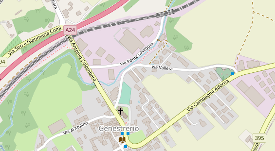 Restaurant auf Karte