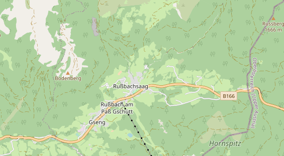 Restaurant auf Karte