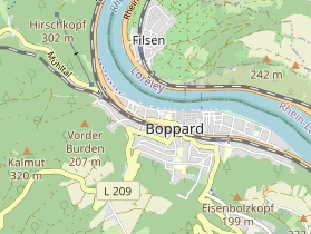 Restaurant auf Karte