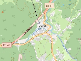 Restaurant auf Karte