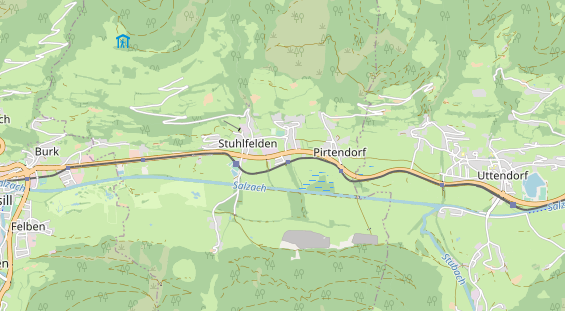 Restaurant auf Karte