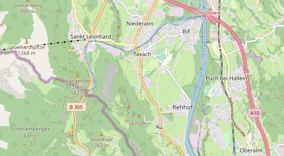 Restaurant auf Karte