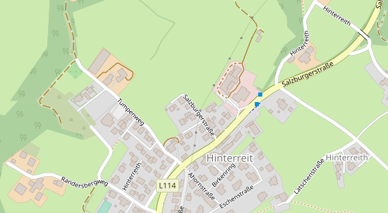 Restaurant auf Karte