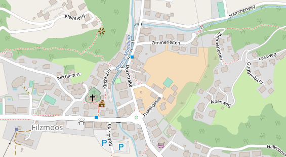 Restaurant auf Karte