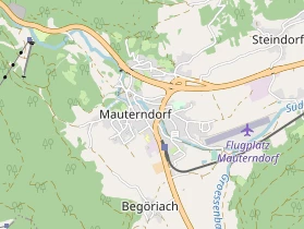 Restaurant auf Karte