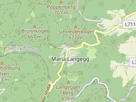 Restaurant auf Karte